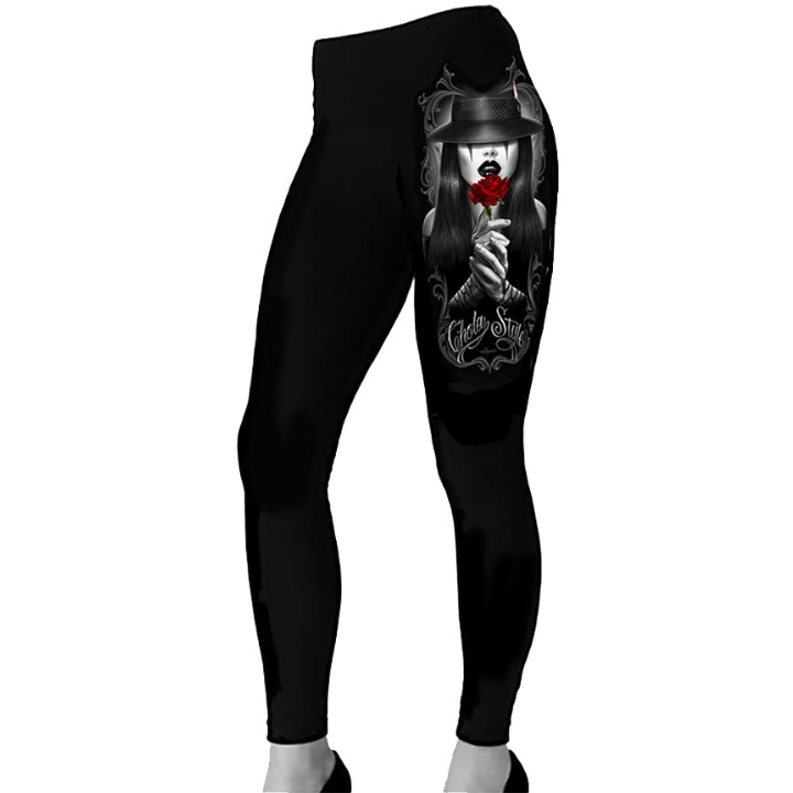 LEGGINGS CHOLA STYLE - BLK